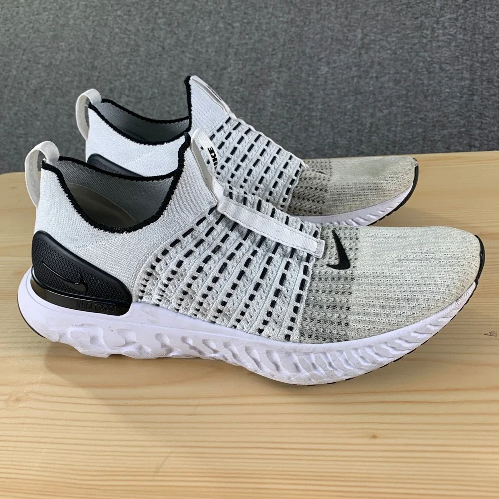 Nike Men React Phantom Flyknit 2 Shoe Size 12 Mesh Sneakers Slip On Athletic A2